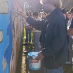 mural colaborativo en Calamocha